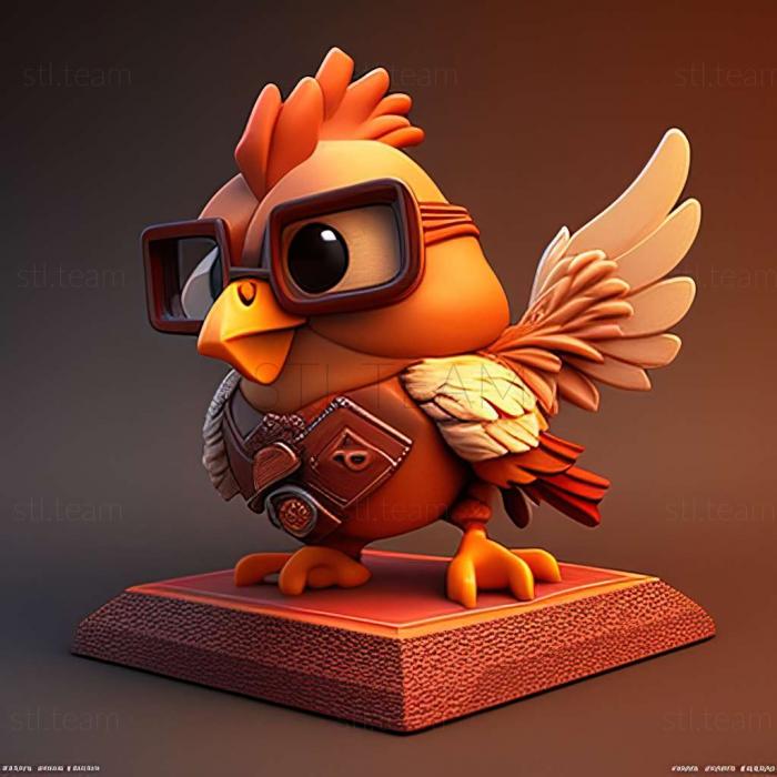 3D модель Гра Disney Chicken Little Ace in Action (STL)